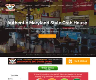 CrABCOrnerlv.com(Crab Corner Maryland Seafood House) Screenshot