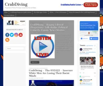 Crabdiving.com(Progressive Politics Podcast) Screenshot