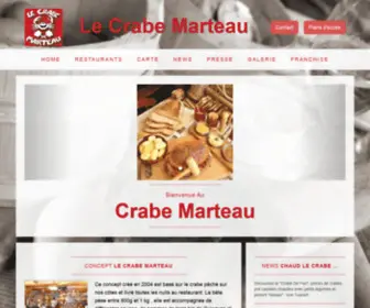 Crabemarteau.fr(Le Crabe Marteau) Screenshot