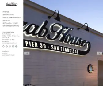 Crabhouse39.com(Best Crab Restaurant in San Francisco) Screenshot