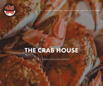 Crabhouserehoboth.com(The Crab House) Screenshot