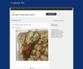 Crabman-305.com(Crabman 305) Screenshot