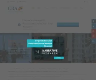 Cra.ca(Corporate Research Associates) Screenshot