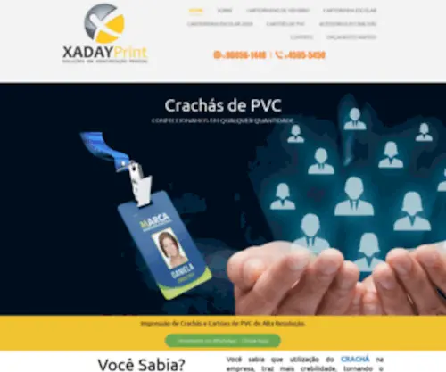 CrachasempVc.com.br(Crachás em PVC) Screenshot