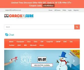 Crack4Sure.com(Success Guarantee) Screenshot