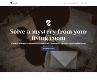 Crackanutmysteries.com(Nut Mysteries) Screenshot