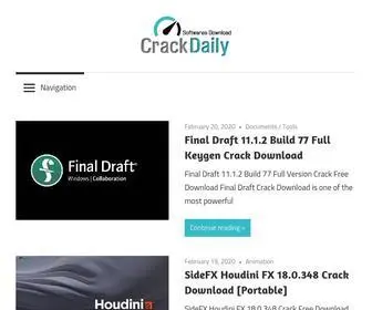 Crackdaily.com(Daily Software Crack Updates) Screenshot