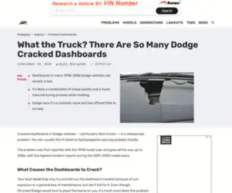 Crackeddash.com(There Are So Many Dodge Cracked Dashboards) Screenshot