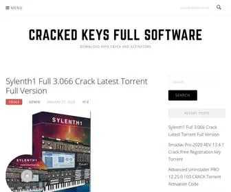 Crackedkeys.org(Cracked Keys Full Software) Screenshot