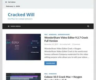 Crackedwill.com(Cracked will) Screenshot