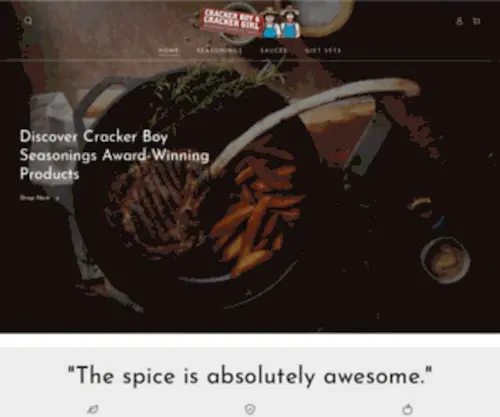 Crackerseasoning.com(Cracker Seasonings) Screenshot