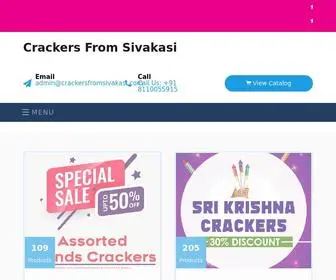 Crackersfromsivakasi.com(Crackers From Sivakasi) Screenshot