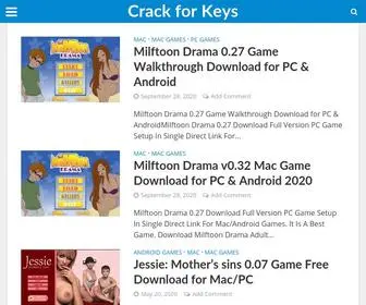 Crackforkeys.com(Crack for Keys) Screenshot