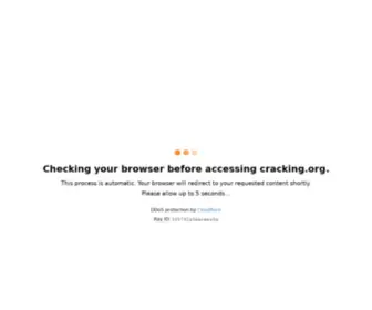 Cracking.org(Attention Required) Screenshot