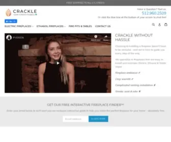 Cracklefireplaces.com(Electric Fireplaces) Screenshot