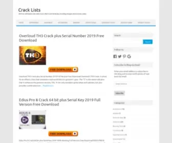 Cracklists.com(Crack Lists) Screenshot