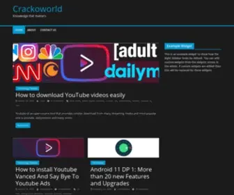 CrackoWorld.com(Knowledge that matters) Screenshot