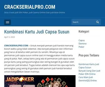 Crackserialpro.com Screenshot