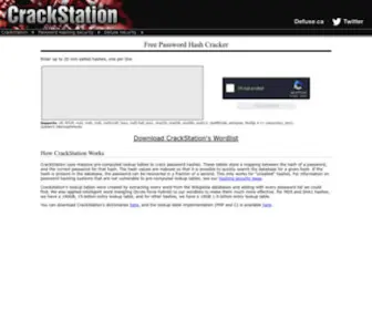 Crackstation.net(Md5 cracking) Screenshot
