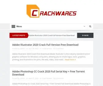 Crackwares.net(Crack Softwares) Screenshot