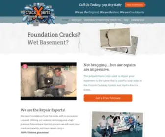 CrackXperts.com(Foundation Crack Repair) Screenshot