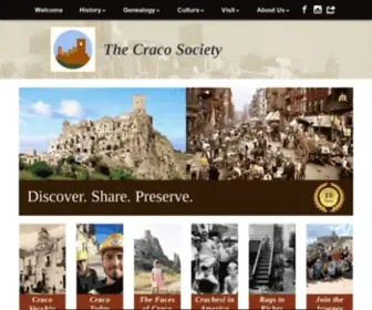 Cracosociety.net(The Craco Society) Screenshot