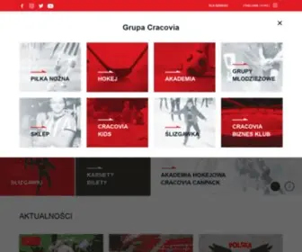 Cracovia-Hokej.pl(COMARCH CRACOVIA) Screenshot
