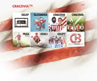 Cracovia.pl(Oficjalna strona Cracovii) Screenshot