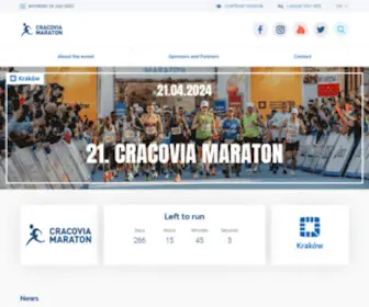 Cracoviamaraton.pl(Cracovia Maraton) Screenshot