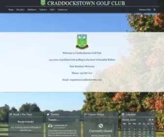 Craddockstown.com(CRADDOCKSTOWN GOLF CLUB) Screenshot
