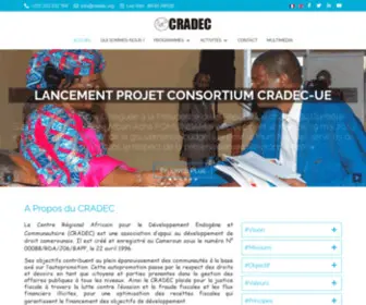 Cradec.org(Accueil) Screenshot