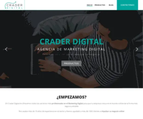 Craderdigital.com(Agencia de Marketing Digital) Screenshot