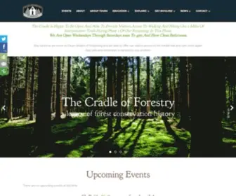 Cradleofforestry.com(Things to Do near Asheville) Screenshot