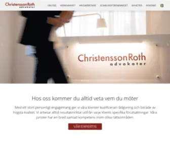 Cradvokater.com(Christensson & Roth Advokater) Screenshot