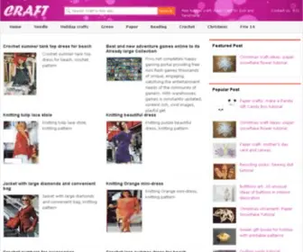 Craft-Craft.net(Crafts ideas) Screenshot