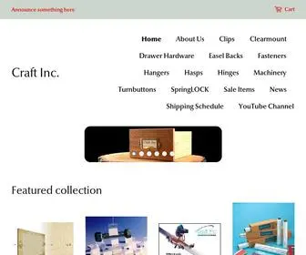 Craft-INC.com(Craft Inc. truly) Screenshot