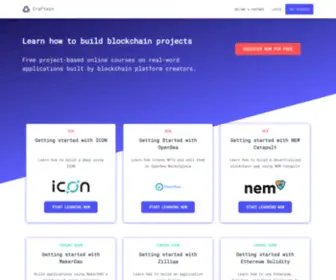 Craftain.com(Blockchain Online Courses for Developers) Screenshot