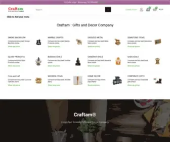 Craftam.com(Buy Best Qulity Gifts and Decor Products at Low Price) Screenshot