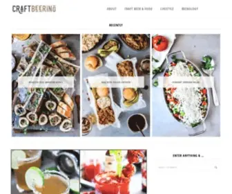 Craftbeering.com(A food blog with hundreds of tried & true recipes) Screenshot