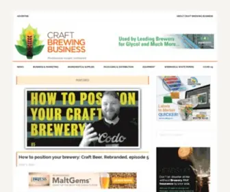 Craftbrewingbusiness.com(Craft Brewing Business) Screenshot