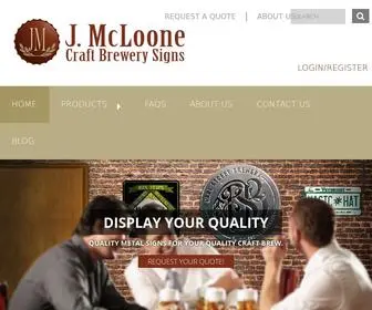 Craftbrewsigns.com(McLoone Craft Brew Signs) Screenshot