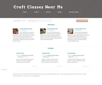 Craftclassesnearme.com(Craft Classes Near Me) Screenshot
