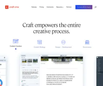 Craftcms.com(Craft CMS) Screenshot