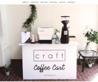 Craftcoffeecart.com(Colorado Espresso and Coffee Cart Catering) Screenshot