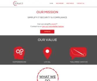 Craftcompliance.com(IT Consulting) Screenshot