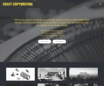 Craftcopywriting.com(Craft Copywriting) Screenshot