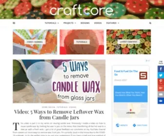 Craftcore.ca(Craft projects) Screenshot