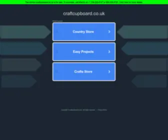 Craftcupboard.co.uk(Craftcupboard) Screenshot