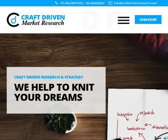 Craftdrivenresearch.com(Craft Driven Market Research) Screenshot