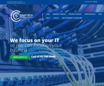 Craftech.com(Managed IT Services I Philadelphia Area ) Screenshot